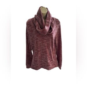 Bench Urbanwear Size Large Long‎ Sleeve Knit Cowl Neck Pullover Sweater